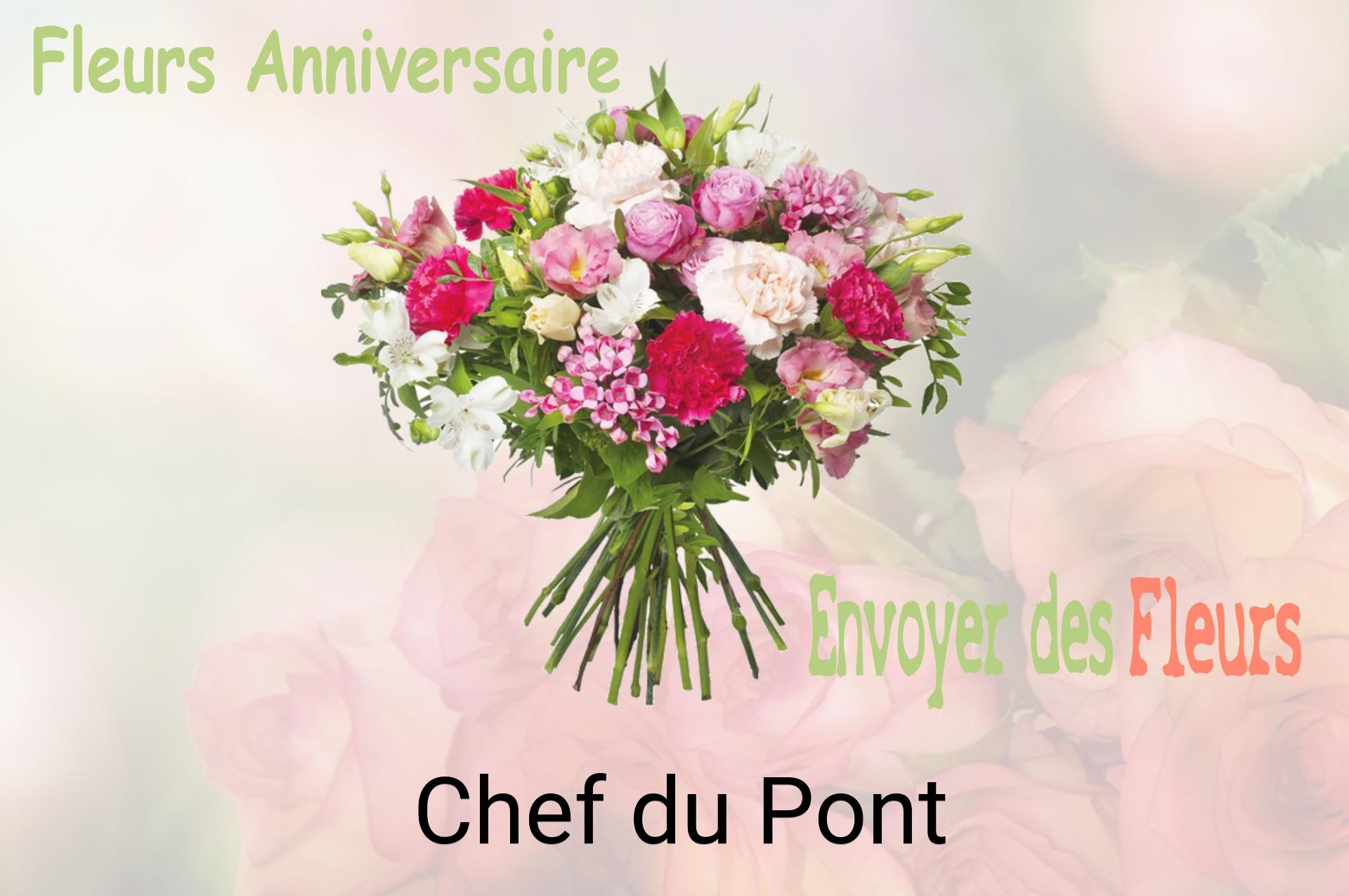 Bouquet de fleurs d’anniversaire livré à Chef-du-Pont