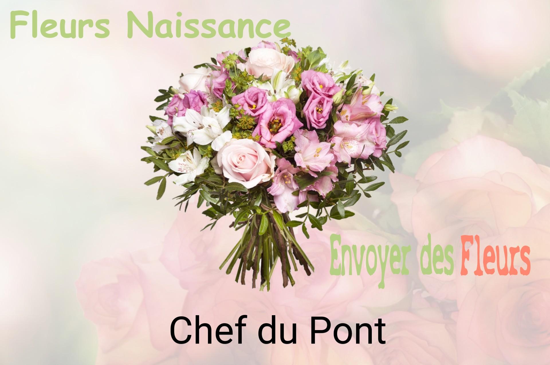 Bouquet de fleurs de naissance livré à Chef-du-Pont